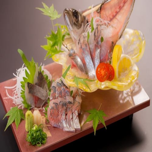 【柳川の特産品が目白押し】刺身盛り