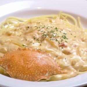 明太クリームパスタ