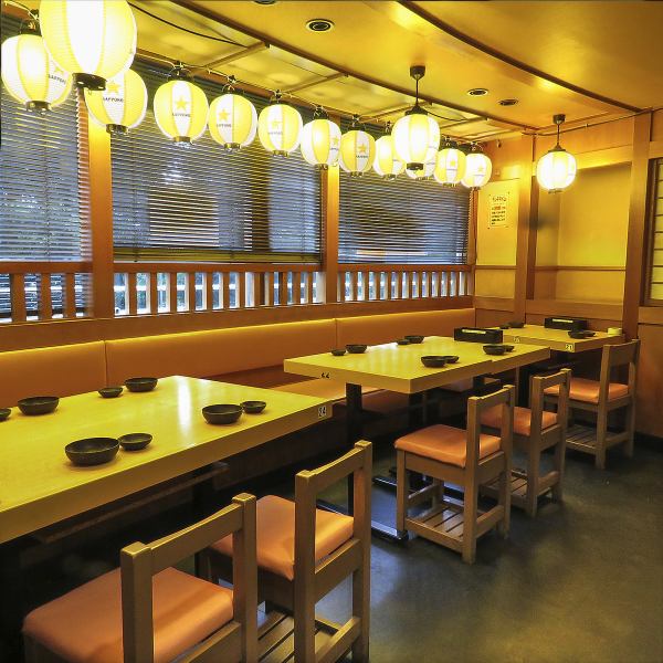 活気溢れる開放的な空間★会社宴会や打ち上げなど各種ご宴会に◎打上げや各種宴会に皆様で楽しめるスペースもございます