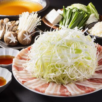 【圧倒的１番人気】“とろ旨×あっさり”『博多葱しゃぶ食べ飲み放題コース』6,000円(120分)