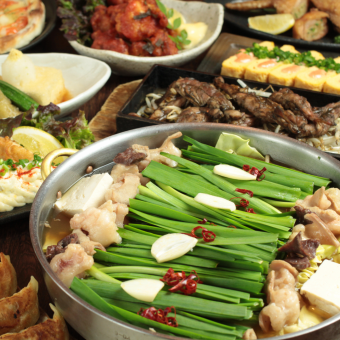 【馬刺し盛付き】“うまかもん”が詰まった『九州王道コース』5,500円（120分飲み放題付き）