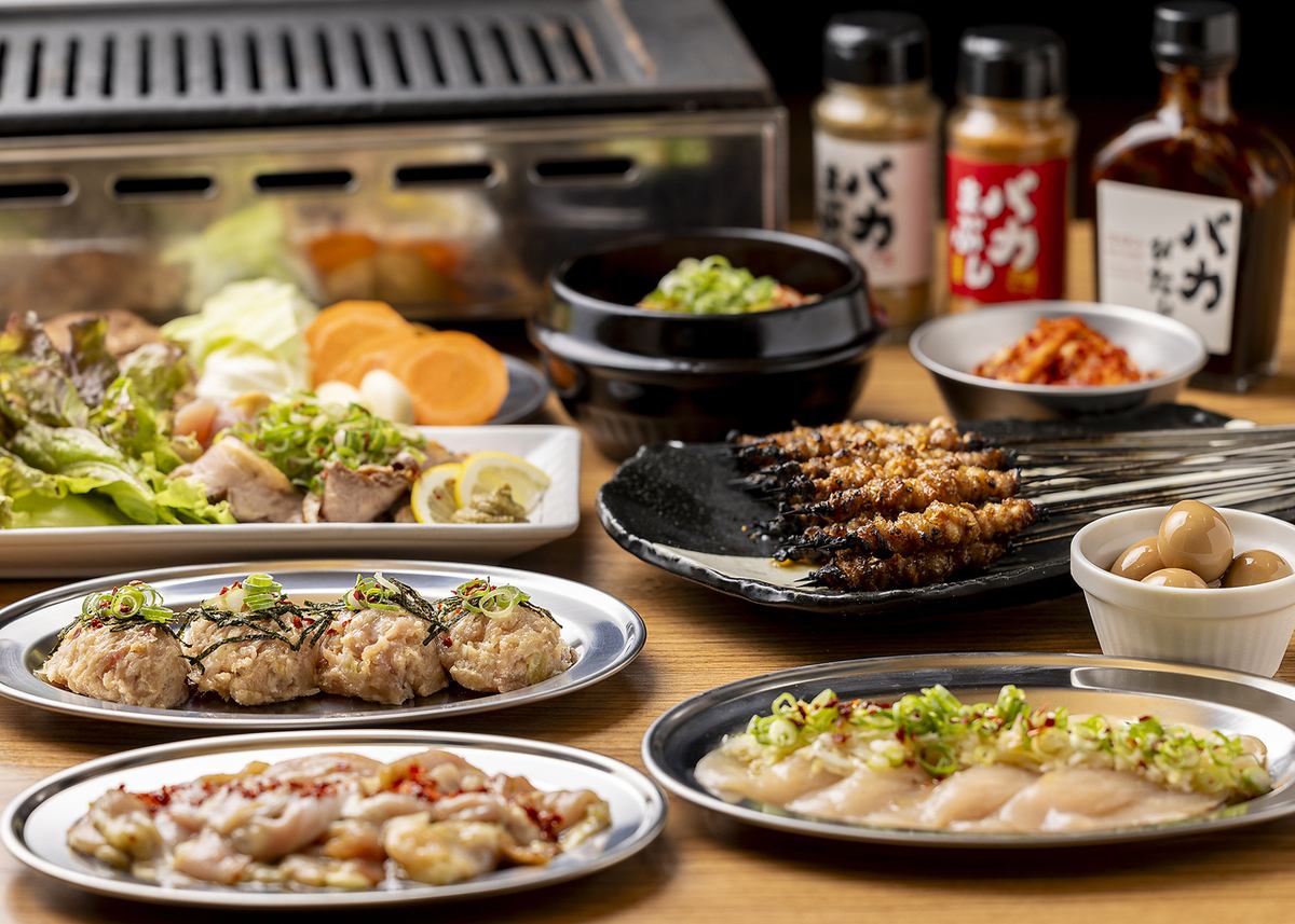 バカまぶし/とり焼肉/焼肉/とり皮串/焼き鳥/居酒屋/女子会/天神/赤坂/大手門/大濠