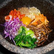 Stone grilled bibimbap (with soup)