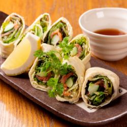 湯葉の生春巻き
