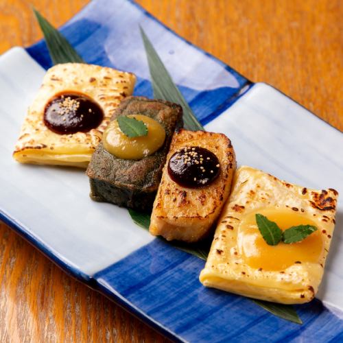 湯葉と生麩の田楽