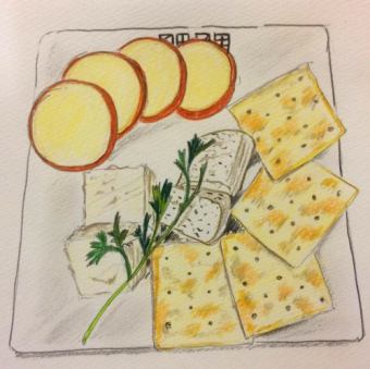 Assortment of 3 new cheeses