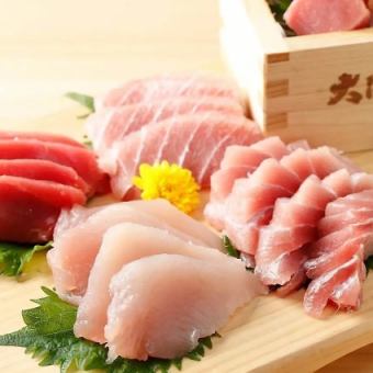■3H飲み放題付『お手軽宴会コース』海王お造り盛りにTV取材された海鮮炒飯など〈全8品〉3500円
