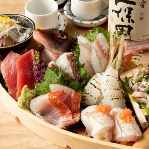 海王のお造りは全て舟盛りでご提供♪