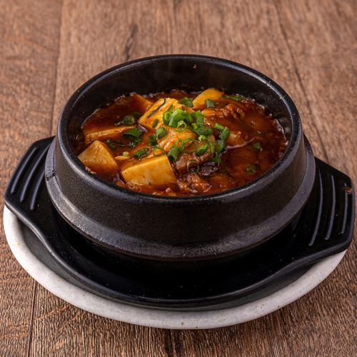 ピリピリ海鮮麻婆豆腐
