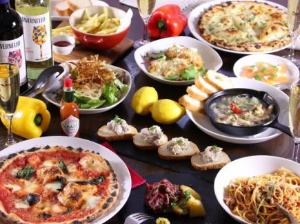 人気No.1★≪牛肉のタリアータ＆ピザも食べ放題≫金土祝前2時間3200円