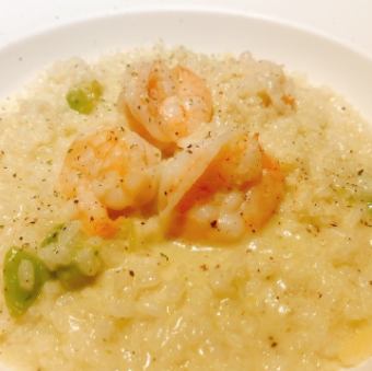 海老とレモンのリゾット