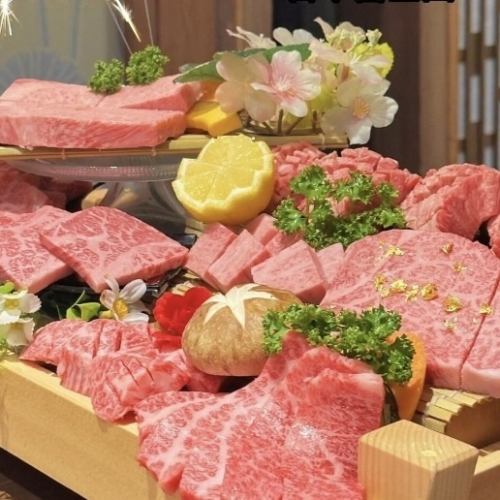 【大人気】黒毛和牛A5ランク「希少部位」極上食べ放題プラン