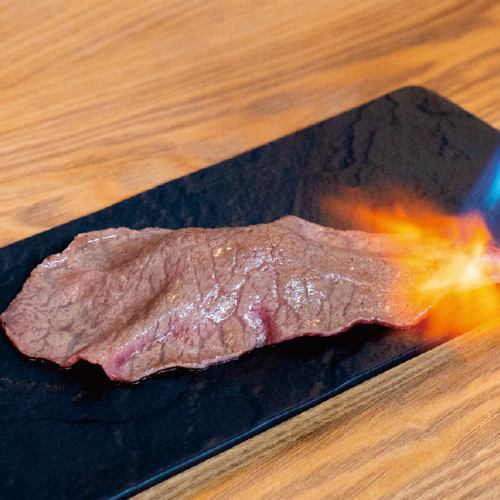 極上赤身の炙り寿司