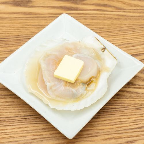 殻付きホタテのバター醤油