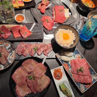 飲み放題付き】ココロの贅沢メニュー全部のせ食べ比べコース《極》15品　10000円