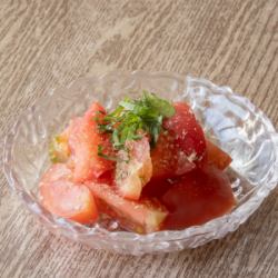 トマト出汁漬け