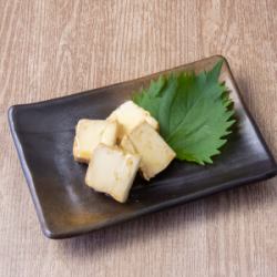 クリームチーズのわさび醤油付け