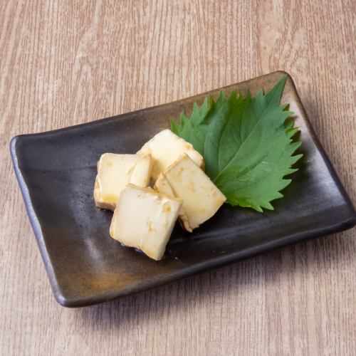 クリームチーズのわさび醤油付け