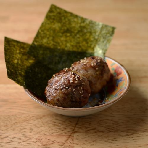 醤油おにぎりの肉巻き