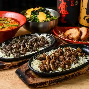 ★焼肉と宮崎もも焼き＆宮崎辛麺のがっつりコース◎90分飲み放題付★7000円(税込)