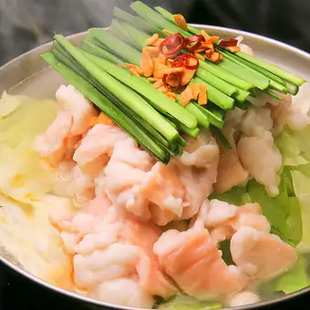 【Signature★Domestic Beef Offal Hot Pot Course】9 dishes + 2 hours [All-you-can-drink] 4500 yen