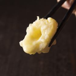 Deep fried Kiritanpo with cheese