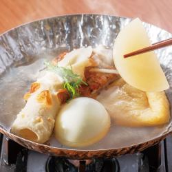 Duck broth oden