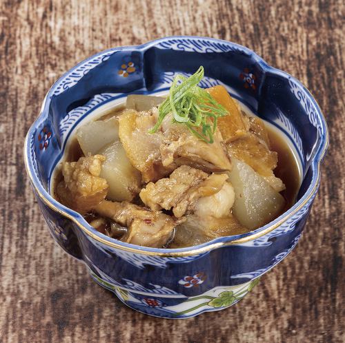 蕎麥麵店的牛筋和蘿蔔