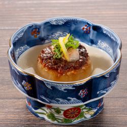 鴨のだし汁　ふろふき大根