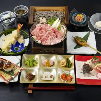 Takadaya Luxury Feast Course: 8,980 yen (tax included) *Food only
