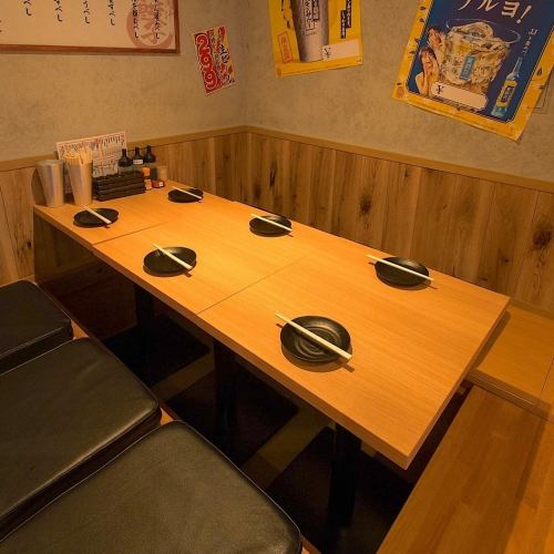 Private rooms with sunken kotatsu tables available