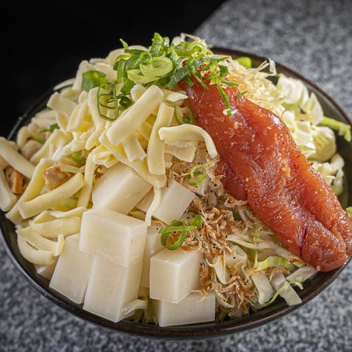 明太子もちチーズもんじゃ 迷ったらこれ!