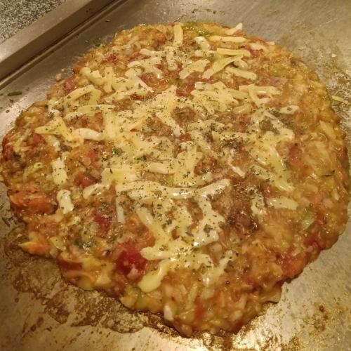 熱々とろける鉄板仕上げ絶品もんじゃ