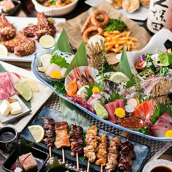 【３H食飲放題】新宿No.1コスパ！すき焼きや焼鳥に鮮魚含『全60品食べ飲み放題』4580円⇒3980円