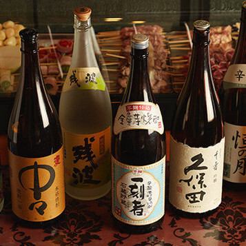 焼酎・日本酒の品ぞろえ◎
