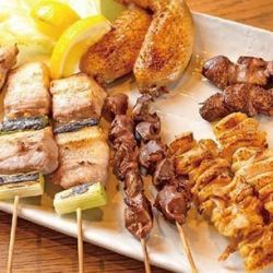 Assorted skewers