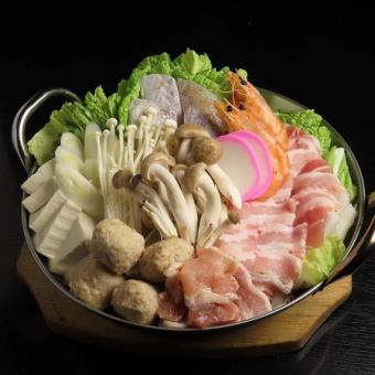 [Same-day reservation!] Choose from 7 dishes from Yosenabe or Pork Kimchi Nabe + 120 minutes with draft beer [All-you-can-drink] → 4,500 yen