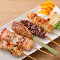 Assorted skewers