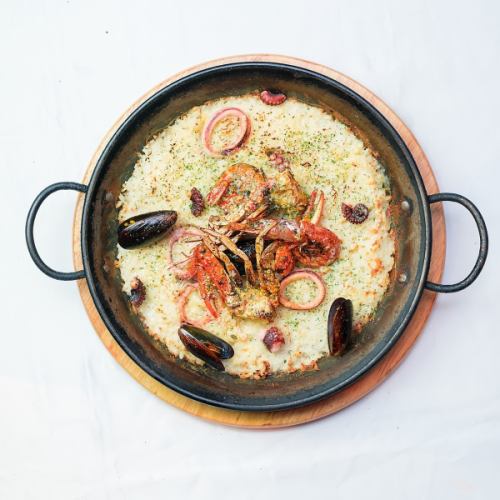 [Cream] Cream paella with seafood (2 servings)