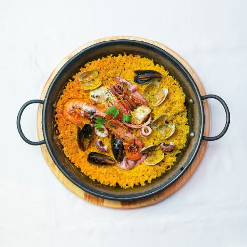 [Bouillon] Luxurious seafood paella (2 servings)