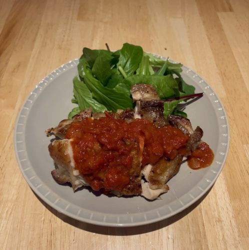 パリパリチキンステーキ