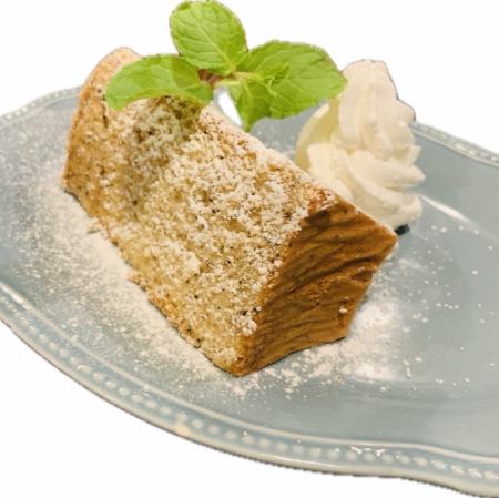アールグレイのシフォンケーキ