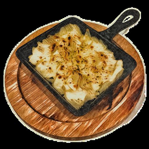 マッシュポテトのオーブンチーズ焼/Baked mashed potatoes with cheese