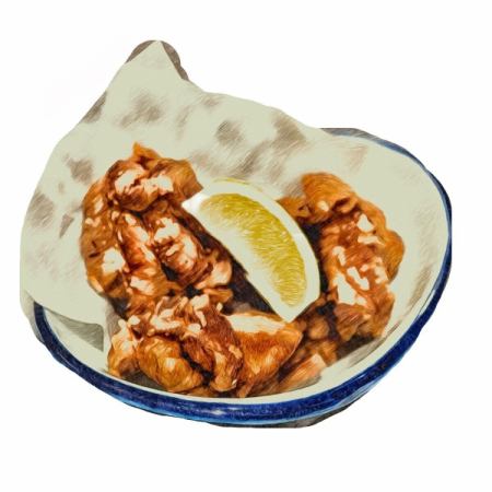 醤油ベースのSURENオリジナルからあげ/Fried chicken