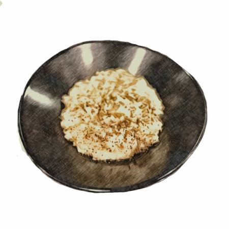 OPENから7年ずっと支持されてますチーズと黒胡椒のリゾット風/Risotto style