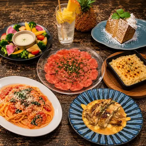 SUIREN Autumn Course (October only) ¥5,000 (2 hours all-you-can-drink included)