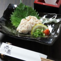 白子(ポン酢/焼/天ぷら)/サバ(塩焼/煮付)/焼サバ押し寿司/牡蠣(フライ/天ぷら/ホイル焼き) 各種