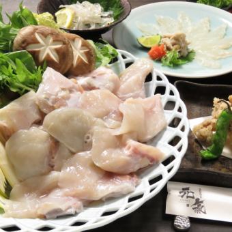 【お料理のみ】てっさやてっちりなどフグを贅沢に堪能できるフグつくしコース12100円（税込）