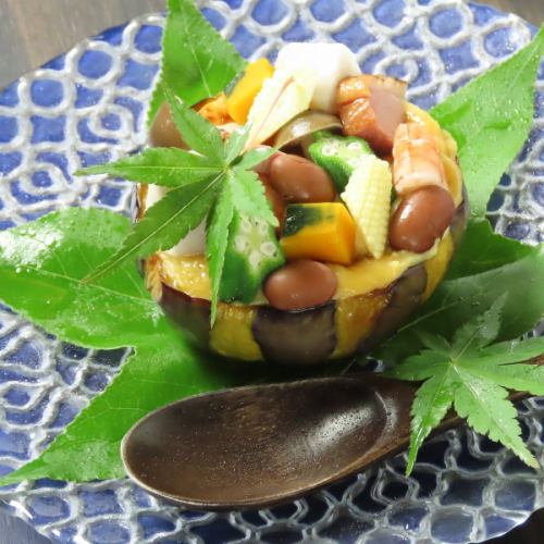 賀茂茄子冷やし田楽を