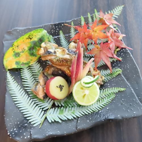 特大秋刀魚手綱焼